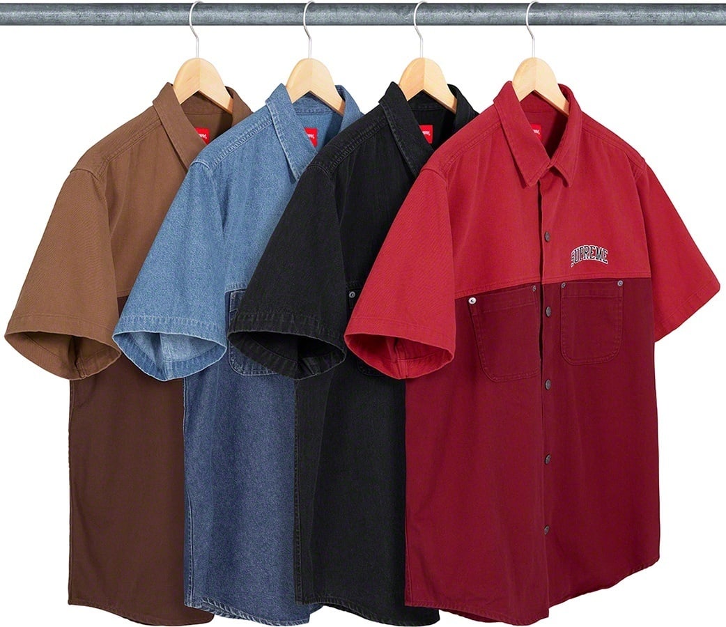 2-Tone Denim S/S Shirt